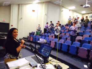 Journalism/Communication students celebrate free speech with free speeches