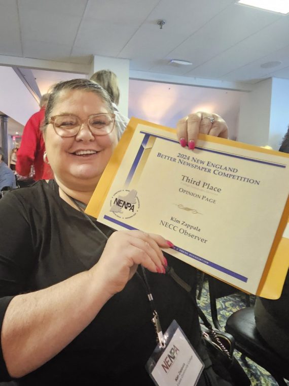 Observer staff win NENPA awards April 2025