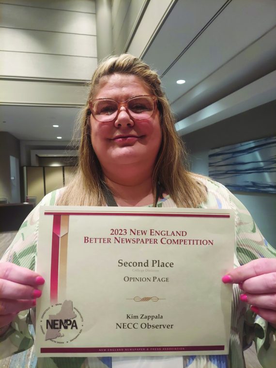 Observer staff members win NENPA awards