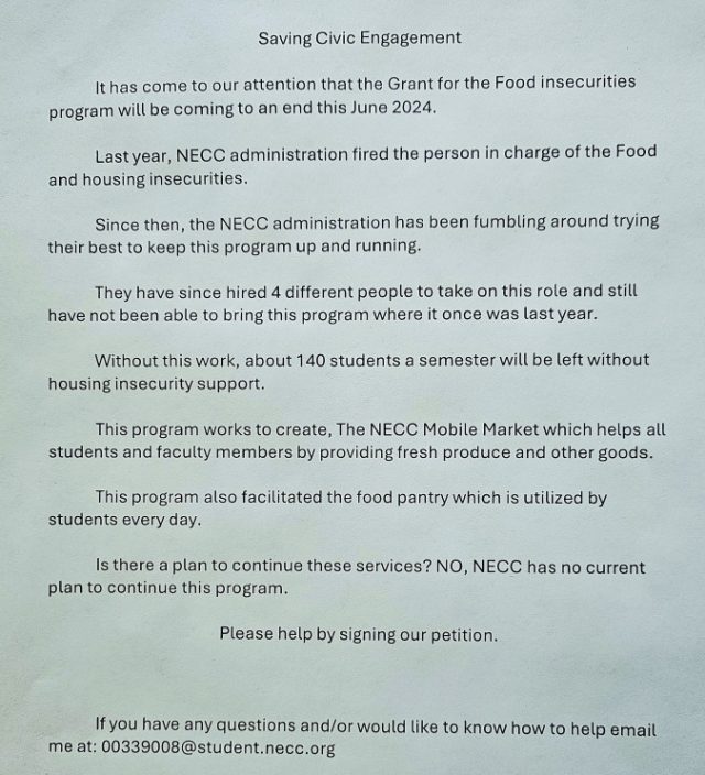 Food programs in jeopardy?