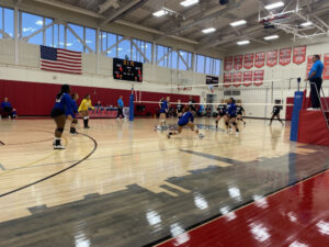 Knights Volleyball loses to Bulldogs in Charlestown