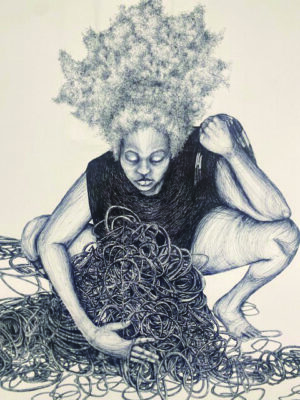 ‘A Field of Lost Hair Ties’ on display in NECC gallery
