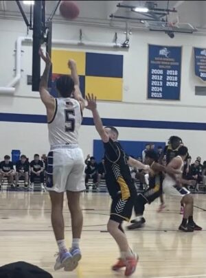 A second half surge fuels a 98-63 win, NECC men’s basketball advances to semi-finals