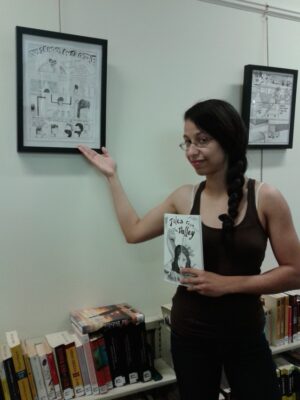 Graphic novel art show