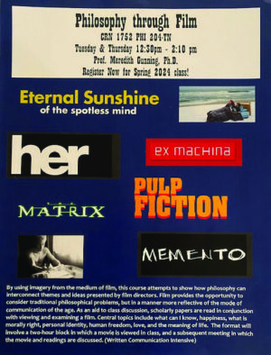 Course exploring philosophy and film to be offered in spring