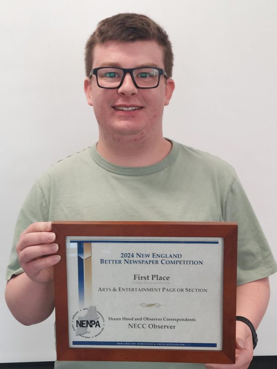 Observer staff win NENPA awards April 2025