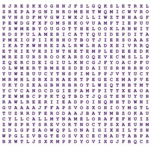 In memory of the legend, this word search is made up of Prince song titles