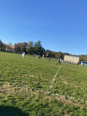 Knights soccer against Mass Bay 