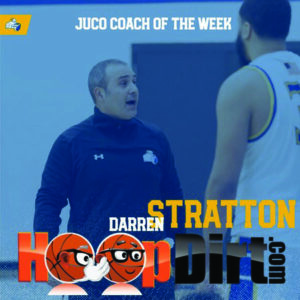 NECC Knights Basketball head coach Darren Stratton named National Coach of the week on December 5th