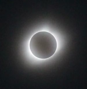 A view of the total eclipse in Vermont,