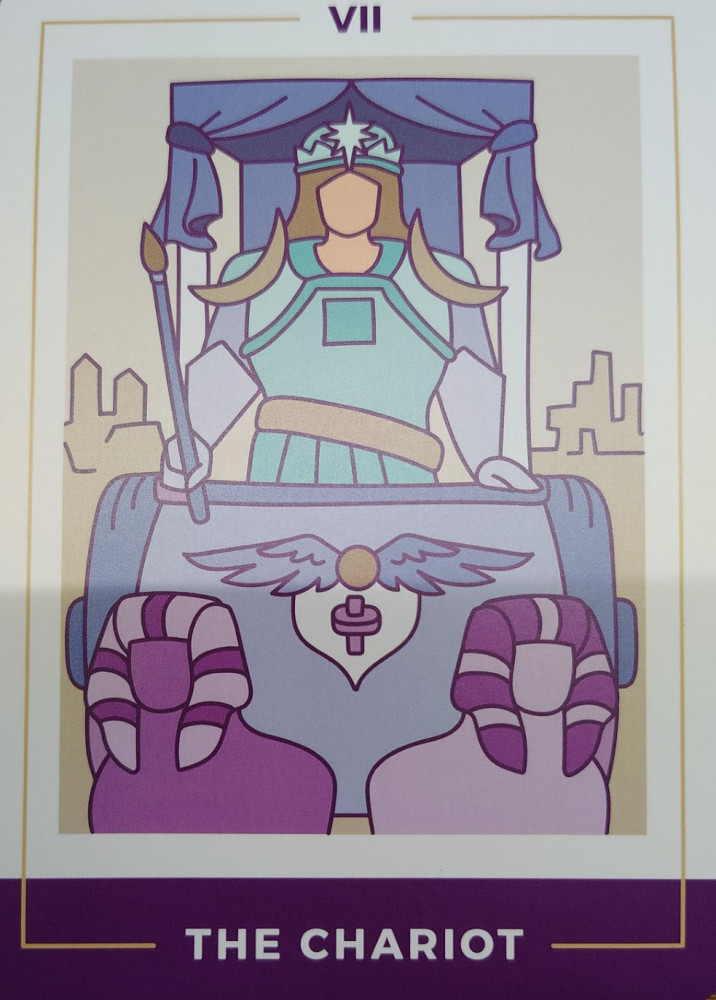 Tarot card of a chariot
