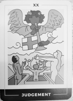 Tarot card showing judgement