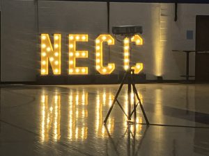 Lights that say NECC